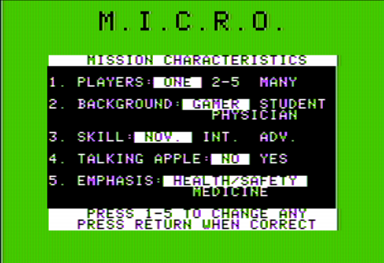 Microbe: The Anatomical Adventure Screenshot 10 (Apple II)