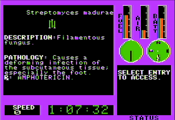 Microbe: The Anatomical Adventure Screenshot 12 (Apple II)