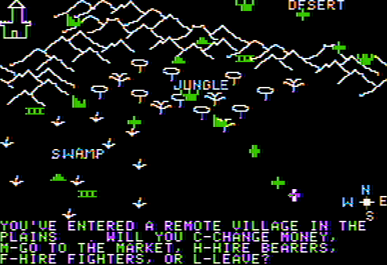 Wilderness Campaign Screenshot 5 (Apple II)