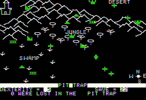 Wilderness Campaign Screenshot 13 (Apple II)