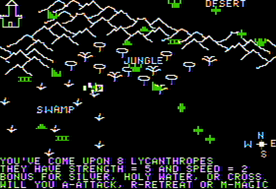 Wilderness Campaign Screenshot 14 (Apple II)