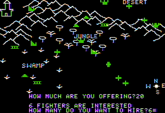 Wilderness Campaign Screenshot 16 (Apple II)