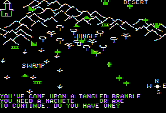 Wilderness Campaign Screenshot 17 (Apple II)