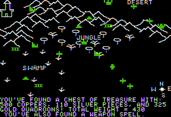 Wilderness Campaign Screenshot 19 (Apple II)