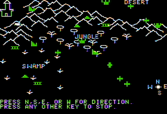 Wilderness Campaign Screenshot 20 (Apple II)