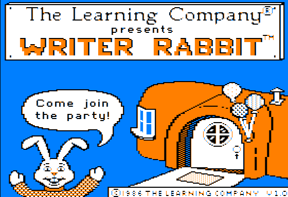 Writer Rabbit Screenshot