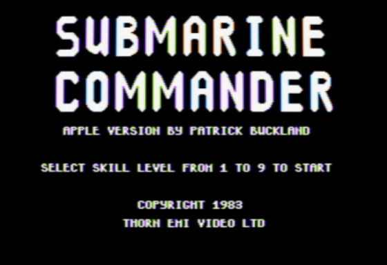 Submarine Commander Screenshot