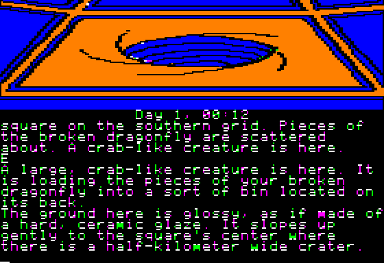 Rendezvous With Rama Screenshot 7 (Apple II)