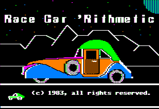 Race Car 'Rithmetic Screenshot