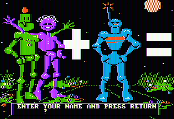 Ten Little Robots Screenshot 9 (Apple II)