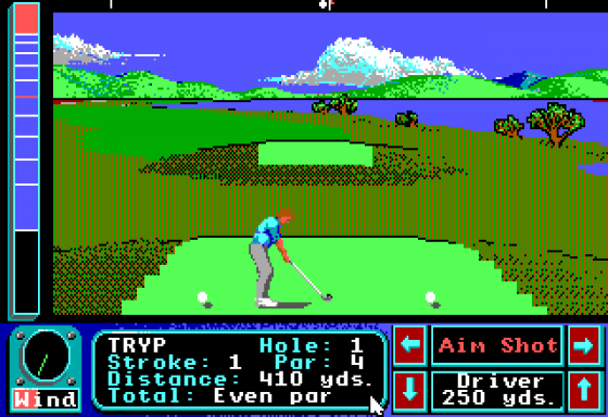 Jack Nicklaus Greatest 18 Holes of Major Championship Golf Screenshot 5 (Apple IIGS)