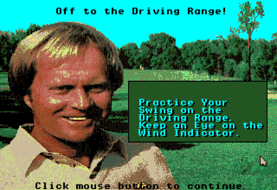 Jack Nicklaus Greatest 18 Holes of Major Championship Golf Screenshot 11 (Apple IIGS)