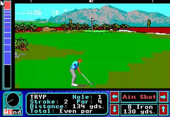 Jack Nicklaus Greatest 18 Holes of Major Championship Golf Screenshot 12 (Apple IIGS)