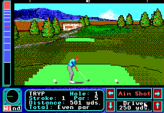 Jack Nicklaus Greatest 18 Holes of Major Championship Golf Screenshot 13 (Apple IIGS)