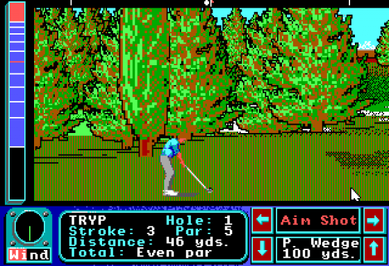 Jack Nicklaus Greatest 18 Holes of Major Championship Golf Screenshot 14 (Apple IIGS)