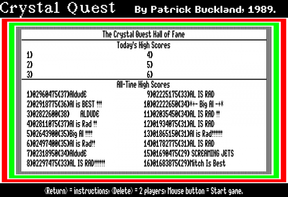 Crystal Quest Screenshot 9 (Apple IIGS)