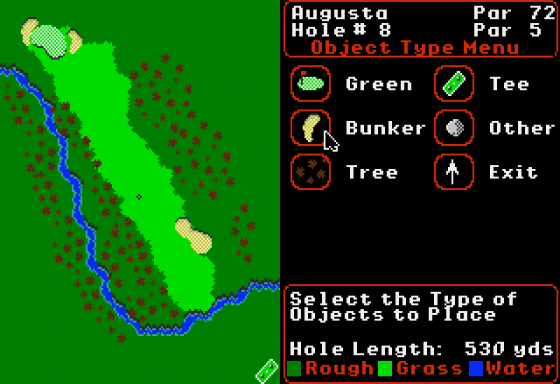 World Tour Golf Screenshot 6 (Apple IIGS)