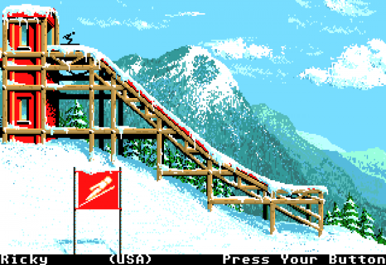 Winter Games Screenshot 6 (Apple IIGS)