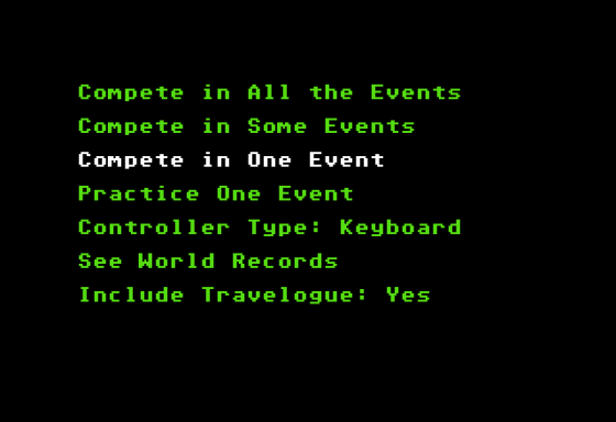 World Games Screenshot 10 (Apple IIGS)