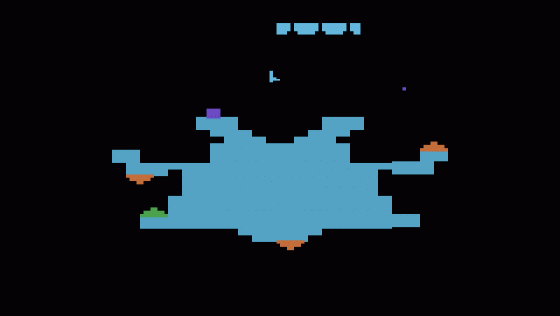 Gravitar Screenshot 6 (Atari 2600)