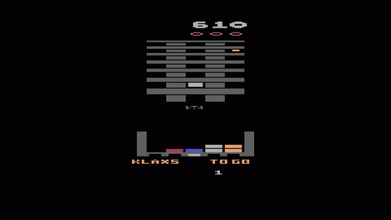 Klax Screenshot 7 (Atari 2600)