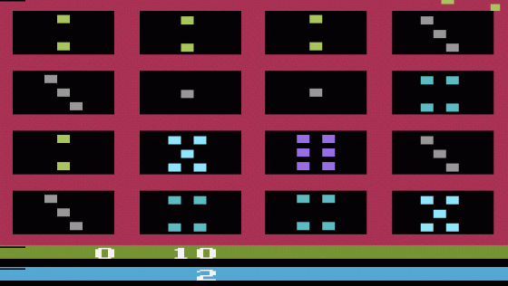 Dice Puzzle Screenshot 1 (Atari 2600)