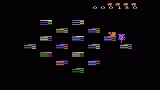 Q*bert's Qubes Screenshot 8 (Atari 2600)