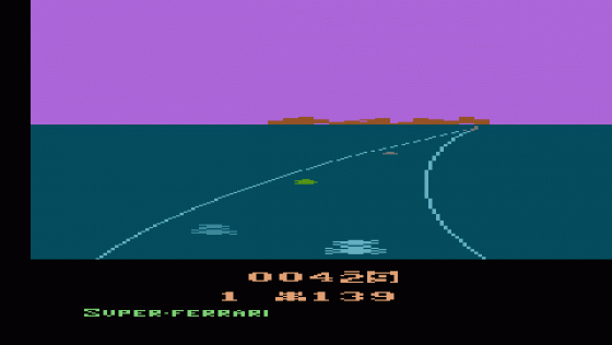 Super-Ferrari Screenshot 5 (Atari 2600)