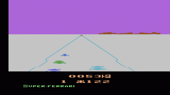 Super-Ferrari Screenshot 6 (Atari 2600)