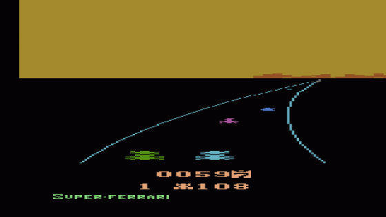 Super-Ferrari Screenshot 7 (Atari 2600)