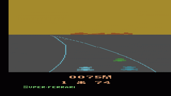 Super-Ferrari Screenshot 8 (Atari 2600)