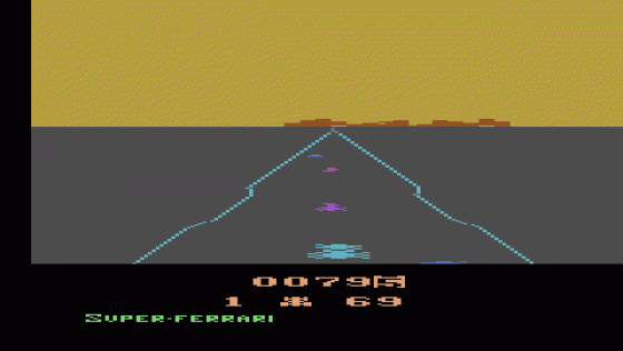 Super-Ferrari Screenshot 9 (Atari 2600)