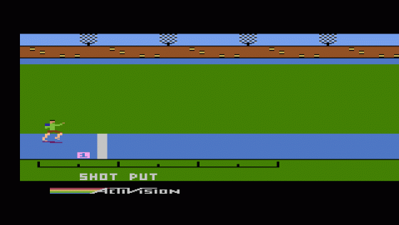 The Activision Decathlon Screenshot 5 (Atari 2600)