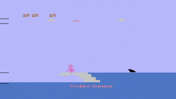 Surfer's Paradise But Danger Below! Screenshot 8 (Atari 2600)