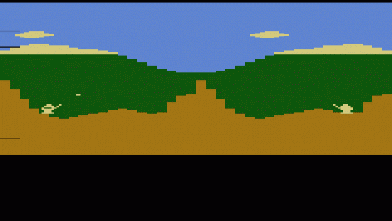 Artillery Duel/Super Kung-Fu Screenshot 5 (Atari 2600)