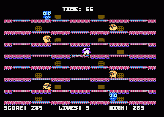 Biscuits in Hell! Screenshot 6 (Atari 400/800/600XL/800XL/130XE)