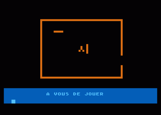 Labyrinthe Screenshot 1 (Atari 400/800/600XL/800XL/130XE)