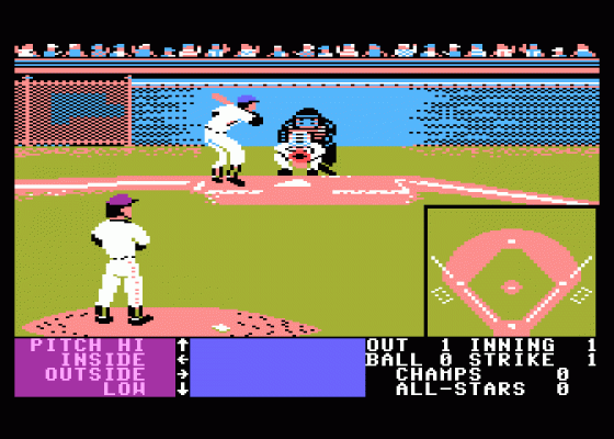 HardBall! Screenshot 7 (Atari 400/800/600XL/800XL/130XE)