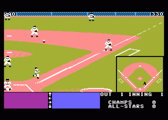 HardBall! Screenshot 8 (Atari 400/800/600XL/800XL/130XE)