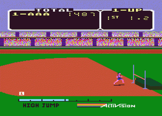 Decathlon Screenshot 5 (Atari 400/800/600XL/800XL/130XE)