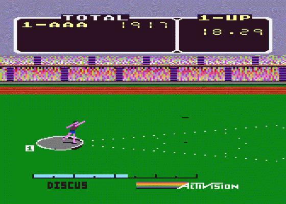 Decathlon Screenshot 8 (Atari 400/800/600XL/800XL/130XE)