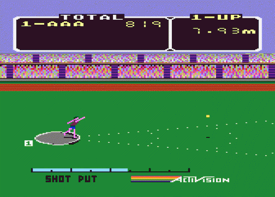 Decathlon Screenshot 5 (Atari 400/800/600XL/800XL/130XE)