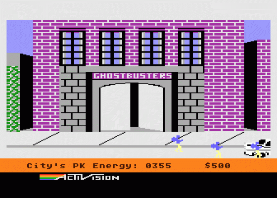 Ghostbusters Screenshot 9 (Atari 400/800/600XL/800XL/130XE)