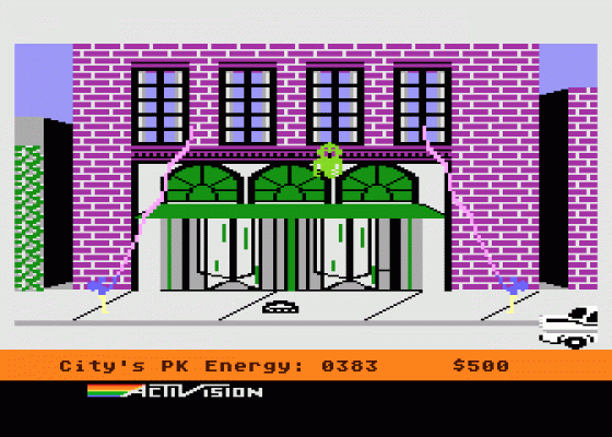 Ghostbusters Screenshot 10 (Atari 400/800/600XL/800XL/130XE)