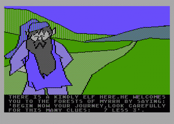 Olin In Emerald Screenshot 5 (Atari 400/800/600XL/800XL/130XE)