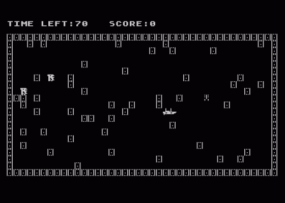 Schooner Screenshot 1 (Atari 400/800/600XL/800XL/130XE)