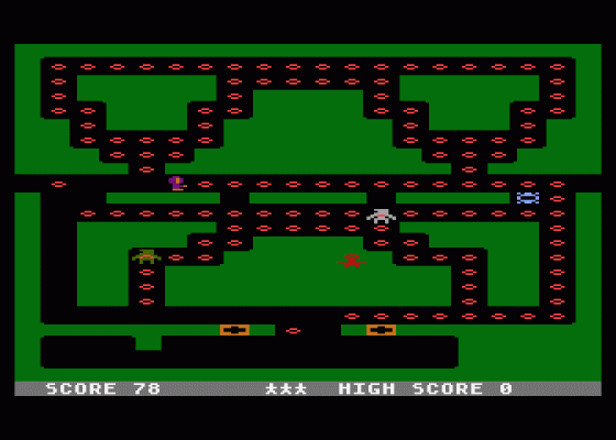 Back Track Screenshot 1 (Atari 400/800/600XL/800XL/130XE)