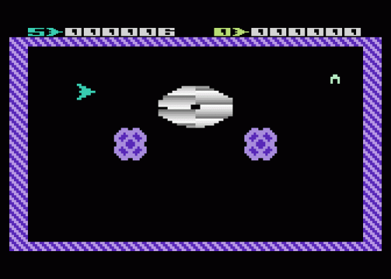 Cosmic Glob Screenshot 1 (Atari 400/800/600XL/800XL/130XE)