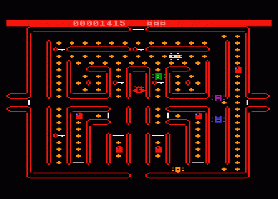 Midas Maze Screenshot 1 (Atari 400/800/600XL/800XL/130XE)