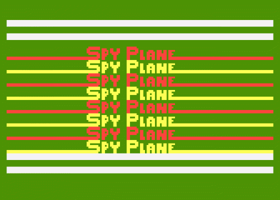 Spy Plane